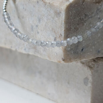 Labradorite And Sterling Silver Bracelet, 2 of 8