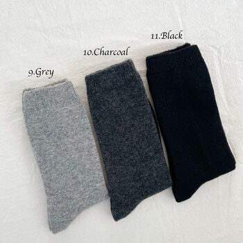 Cashmere Wool Socks, 5 of 7