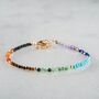 Natural Chakra Bracelet With Seven Gemstones, thumbnail 7 of 7