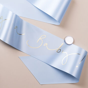 'Mummy To Be' Gold Foil Baby Shower Sash, 4 of 7