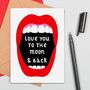 Love You To The Moon And Back Card, thumbnail 1 of 2