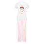 Kid's Pink Striped Christmas Pyjamas, thumbnail 3 of 3