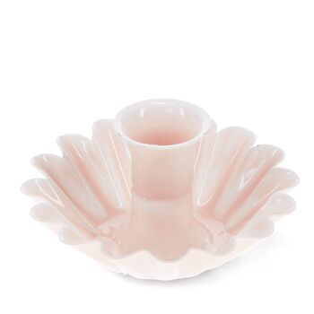 Enamel Cupped Flower Candle Holder, 2 of 7