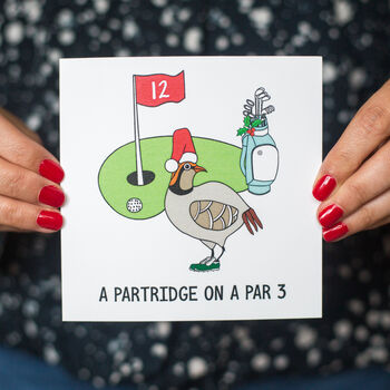 Funny Golf Christmas Card, 4 of 5