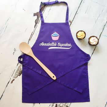 Apron Childrens' Personalised Cupcake Apron, 2 of 3