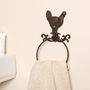 Cast Iron Country Rooster Towel Ring, thumbnail 5 of 12