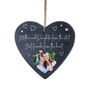 Personalised Mother And Daughter/Son Best Friends Photo Slate Heart, thumbnail 6 of 7