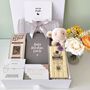Luxury New Mum And Baby Lamb Gift Hamper | Personalised, thumbnail 1 of 12