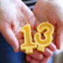 Beeswax Birthday Number Candles, thumbnail 4 of 5