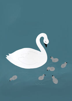Mother Swan Art Print, 2 of 2