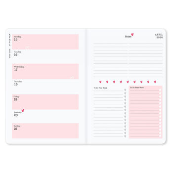 2026 A5 Diary Matilda Moo Personalised Weekly Diary, 3 of 9