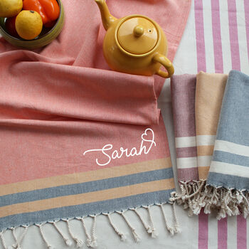 Personalised Cotton Tea Towels, Tablecloths, 3 of 11