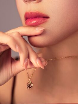 Red Pomegranate Pendant Necklace, 7 of 12