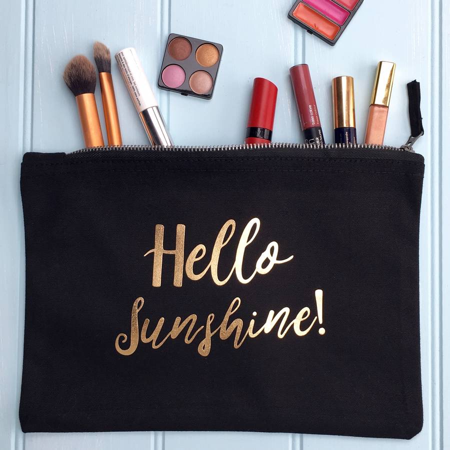 Accessory Bag With Foil Wording