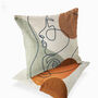 Abstract Face Cushion Cover Set, thumbnail 8 of 12