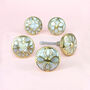 G Decor Elizabeth Mother Of Pearl Gold Brass Pull Knobs, thumbnail 7 of 7