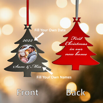 Personalised First Christmas Together Decoration, 2 of 5