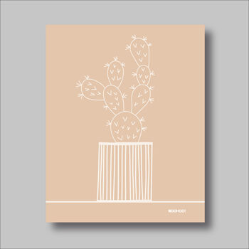 Beige Plant Print, 2 of 2