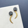 Moon And Star Earrings, thumbnail 3 of 7