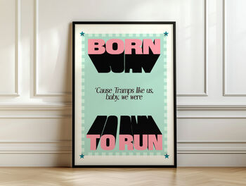 Born To Run Music Print, 8 of 8