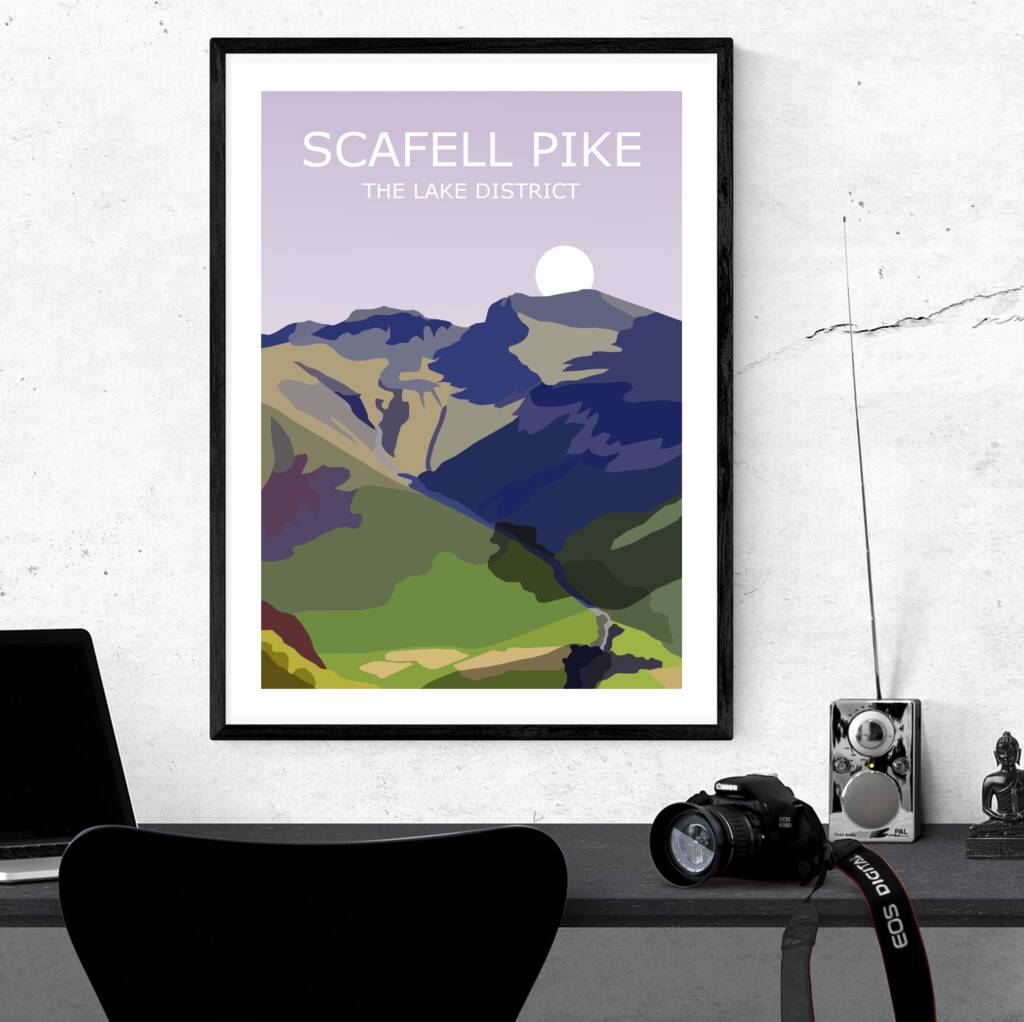 Seks måske Personlig Lake District Set Of Seven Art Prints By Wild Print Studios |  notonthehighstreet.com