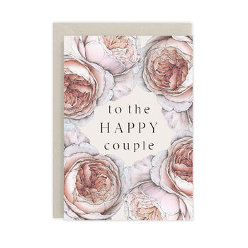 Spring Blossom 'To The Happy Couple' Botanical Card, 2 of 2
