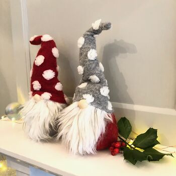 Christmas Spotty Hat Gnome, 3 of 5