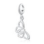 Sterling Silver Butterfly Charm Necklace, thumbnail 4 of 8