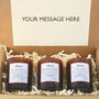 Gift Set Of Three Handmade Soy Wax Scented Candles, thumbnail 1 of 12