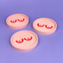 Pink Jesmonite Boobies Coaster, thumbnail 3 of 4