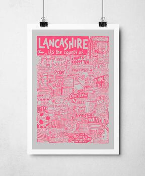 Lancashire Landmarks Print, 8 of 10