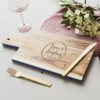 Personalised Couples Chopping Board, 5 of 7