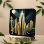 Urban Horizons Art Deco Set Of Four Pu Leather Coasters, thumbnail 8 of 8