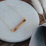 Custom Engraved Name Bar Necklace, thumbnail 2 of 4