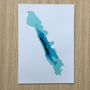 Bassenthwaite Water Bathymetric Map, thumbnail 2 of 7