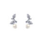 Aphrodite Rhodium, Gold Or Rose Gold Plated Earrings, thumbnail 2 of 11