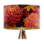 Rich Red And Peach Floral Lampshade, Opulent Blooms, thumbnail 4 of 6
