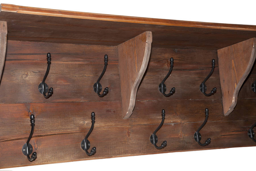 Vintage Style Hat/Coat Rack By Swinging Monkey Furniture Design
