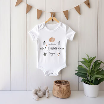 Personalised My First Halloween Bodysuit, 3 of 5