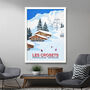 Les Crosets Ski Resort Poster, thumbnail 2 of 6