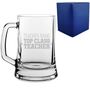 Personalised Top Class Teacher Beer Mug Stein, thumbnail 1 of 2