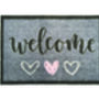My Mat Patterned Washable My Welcome Hearts Mat, thumbnail 2 of 2