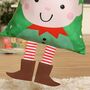 Christmas Elf Children's Jumbo Gift Sack, thumbnail 4 of 6