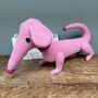 Dachshund Soft Toy Personalised And Handmade, thumbnail 5 of 8