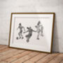 Womens Soccer Collage Print, thumbnail 2 of 3