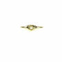Star Signet Rings , Cz Rose Or Gold Vermeil 925 Silver, thumbnail 6 of 9