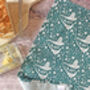 Pheasant Repeat Print Tea Towel, thumbnail 3 of 8