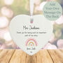 Personalised Engraved Heart Gift For Teachers Thank You Teacher, thumbnail 1 of 3