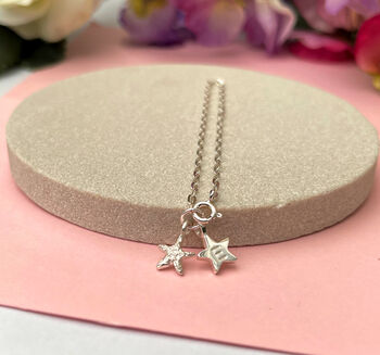 Sterling Silver Mini Starfish Anklet, 3 of 12