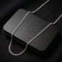 Men's 3mm Polished Stainless Steel Cuban Chain – Durable, Bold Necklace For A Modern, Masculine Look, thumbnail 1 of 9